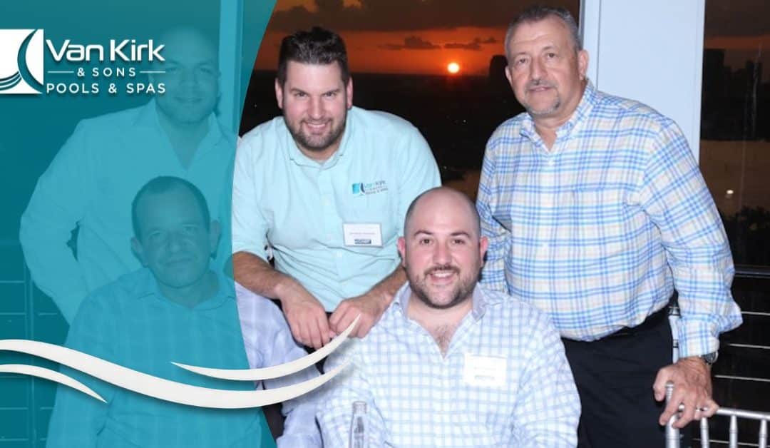 Van Kirk & Sons Pools & Spas Receives 10 Year Anniversary Award from CASF