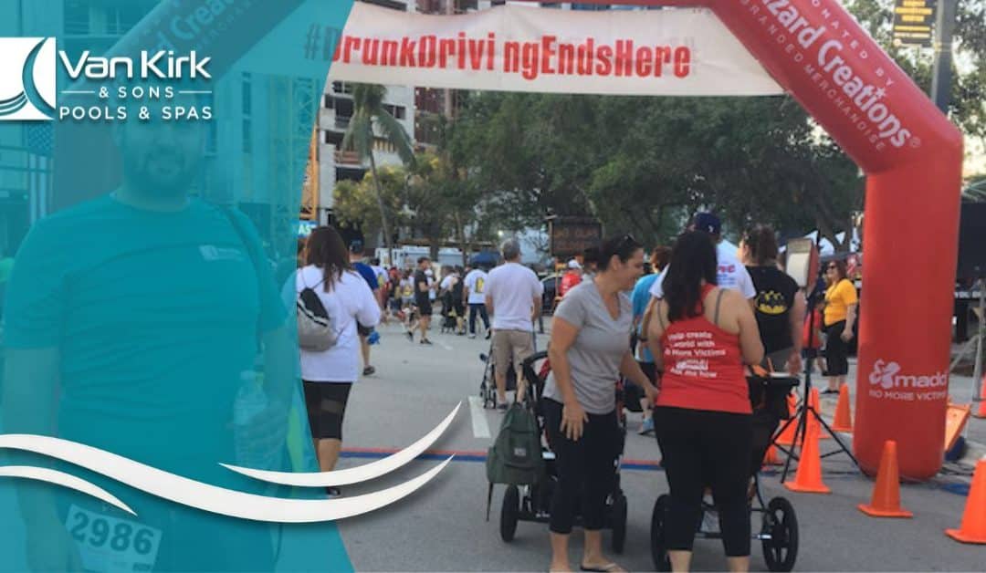 Van Kirk & Sons Employee and His Family Participates and Donates to MADD Dash 5K