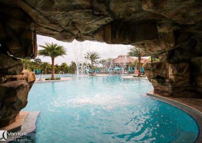 Expansive resort-style pool design at Broken Sound Club Boca Raton.