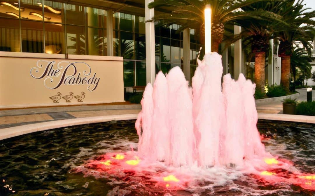 Fountain, Spa and Pool Designs for The Peabody Orlando