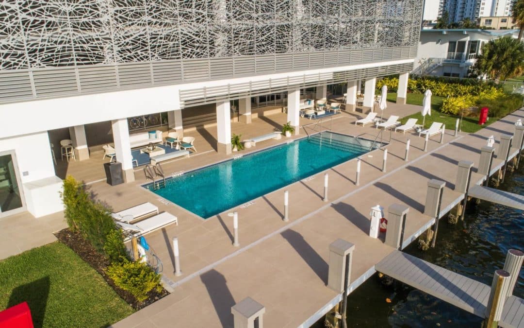Ground Level and Rooftop Pool at Adagio in Fort Lauderdale